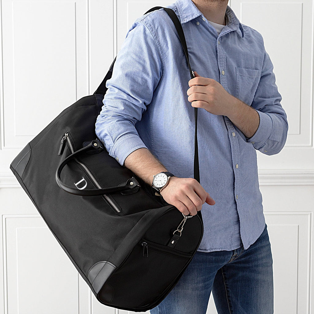 Black Microfiber Convertible Garment Bag M127074