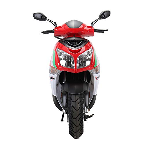 150cc Gas Moped Adult Bike with 13" Aluminum Wheels Blue B31573