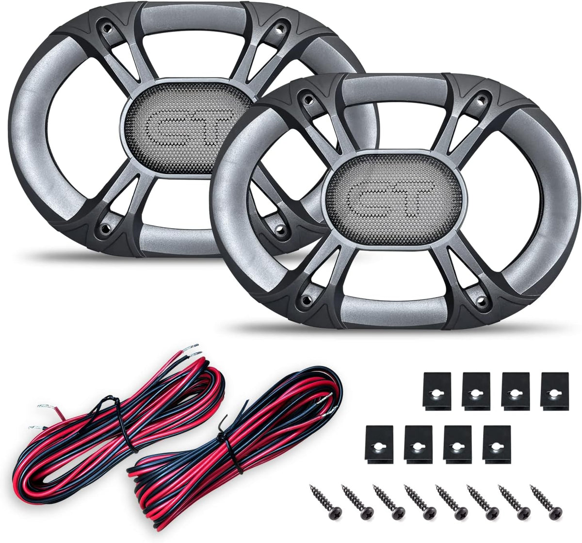 5x7 Inch Coaxial Car Speakers, 160 Watts Max, Pair M26768