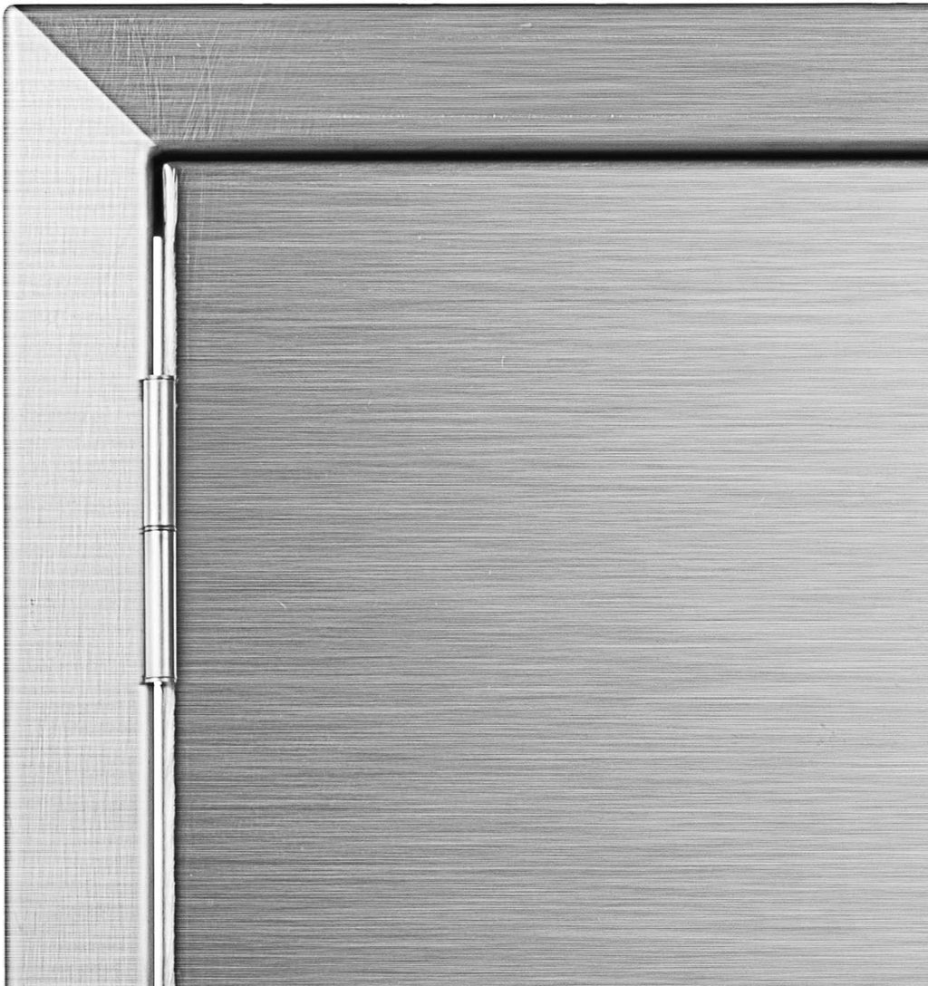 17 x 24 Inch Brushed Stainless Steel Outdoor Kitchen BBQ Access Door Q1051