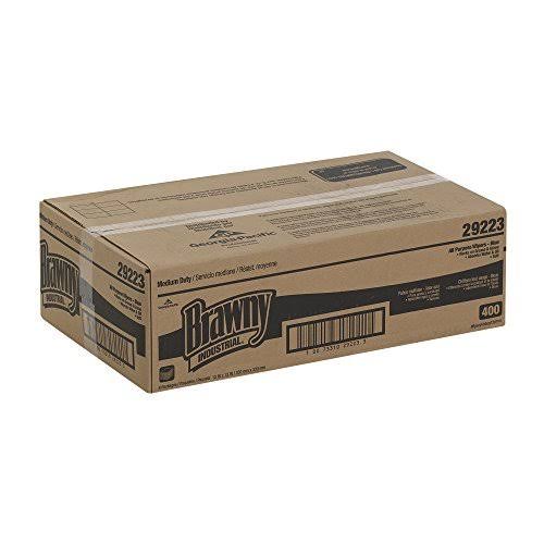Medium Duty Airlaid 1/4 Fold Wipes, Blue, 50/Pack, 8 Packs/Carton T10844