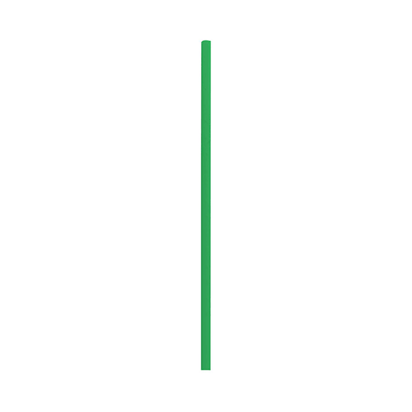 7.75 in. All Green Paper Straw O271
