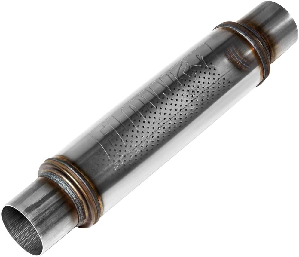 2.25" In/Out Round Brushed Muffler Pack of 2 V81570