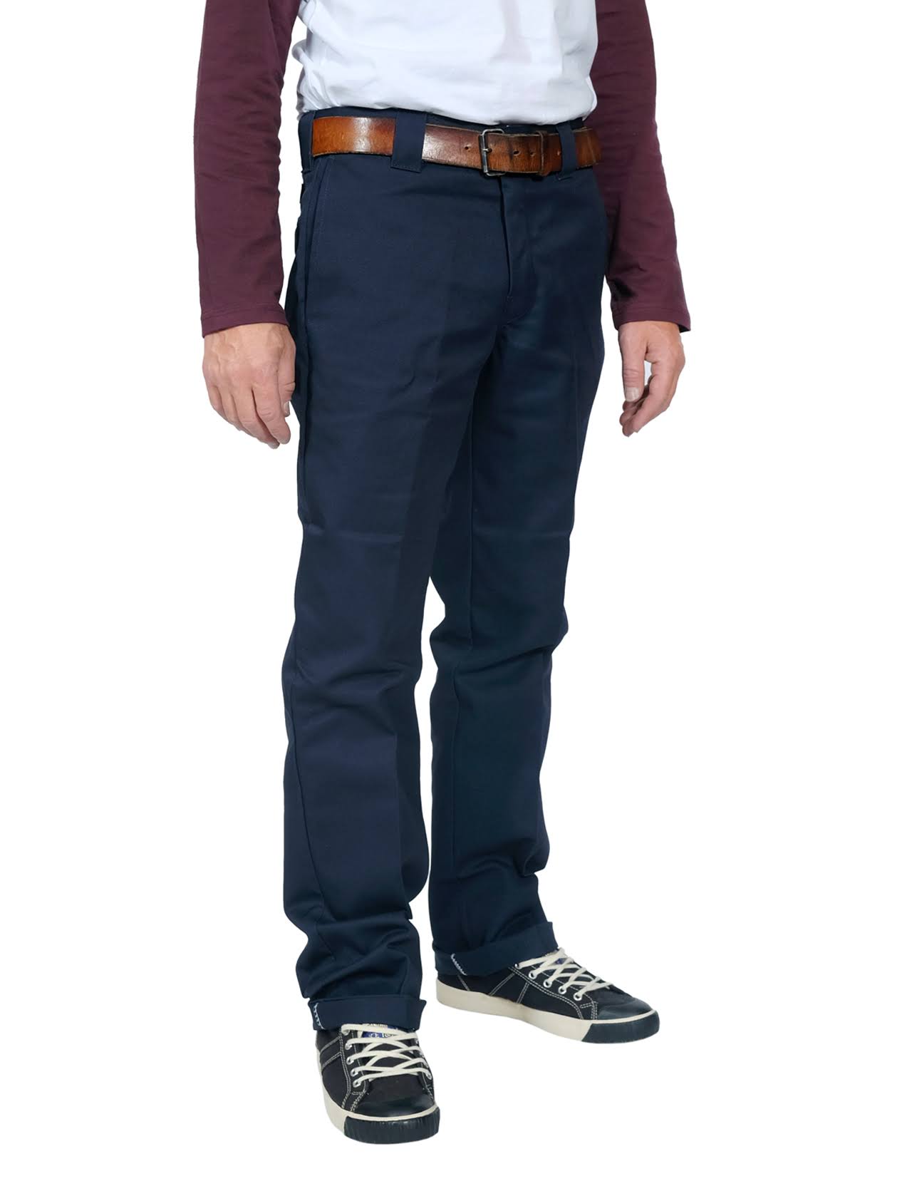 Dark Navy 33/34 Slim Straight Work Pant C976