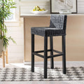 Cappuccino Wicker 30-inch Bar Stool J1682