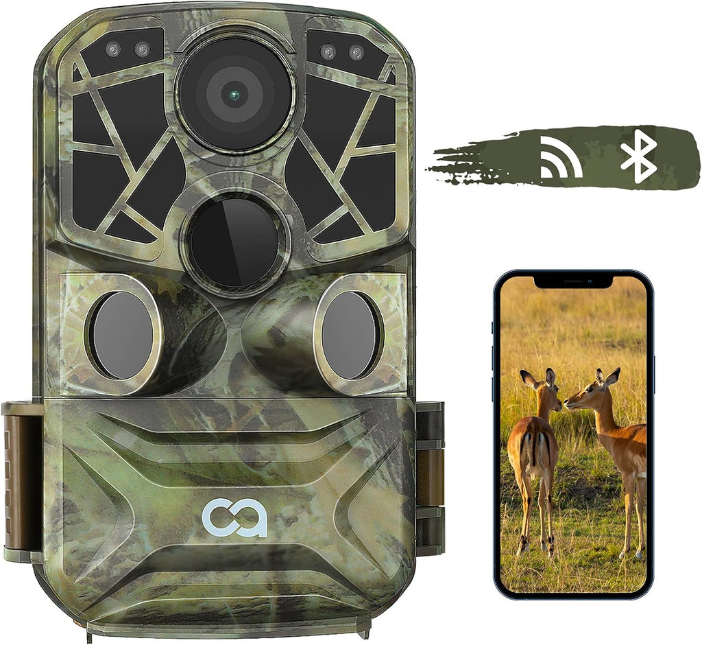 4K 24MP WiFi Game Camera with No Glow Night Vision IP66 Waterproof D61960