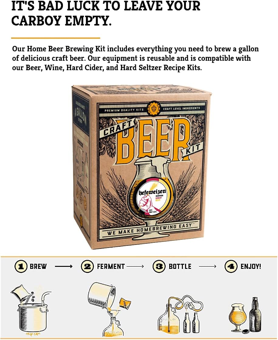 Chocolate Milk Stout Beer Kit, 1 Gallon Pack of 2 H63007