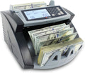 Money Counter with UV/MG/IR Counterfeit Detection, Add and Batch Modes, Large LCD Display B5409