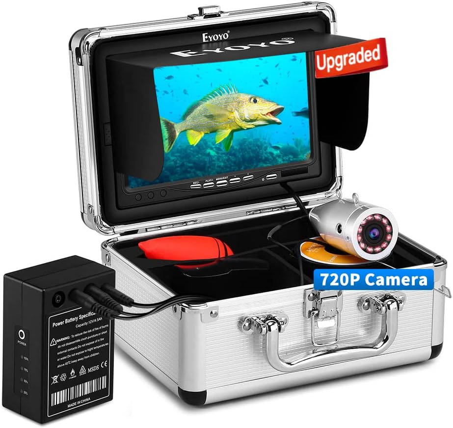 Underwater Fishing Camera with 7 inch Screen and DVR B8416