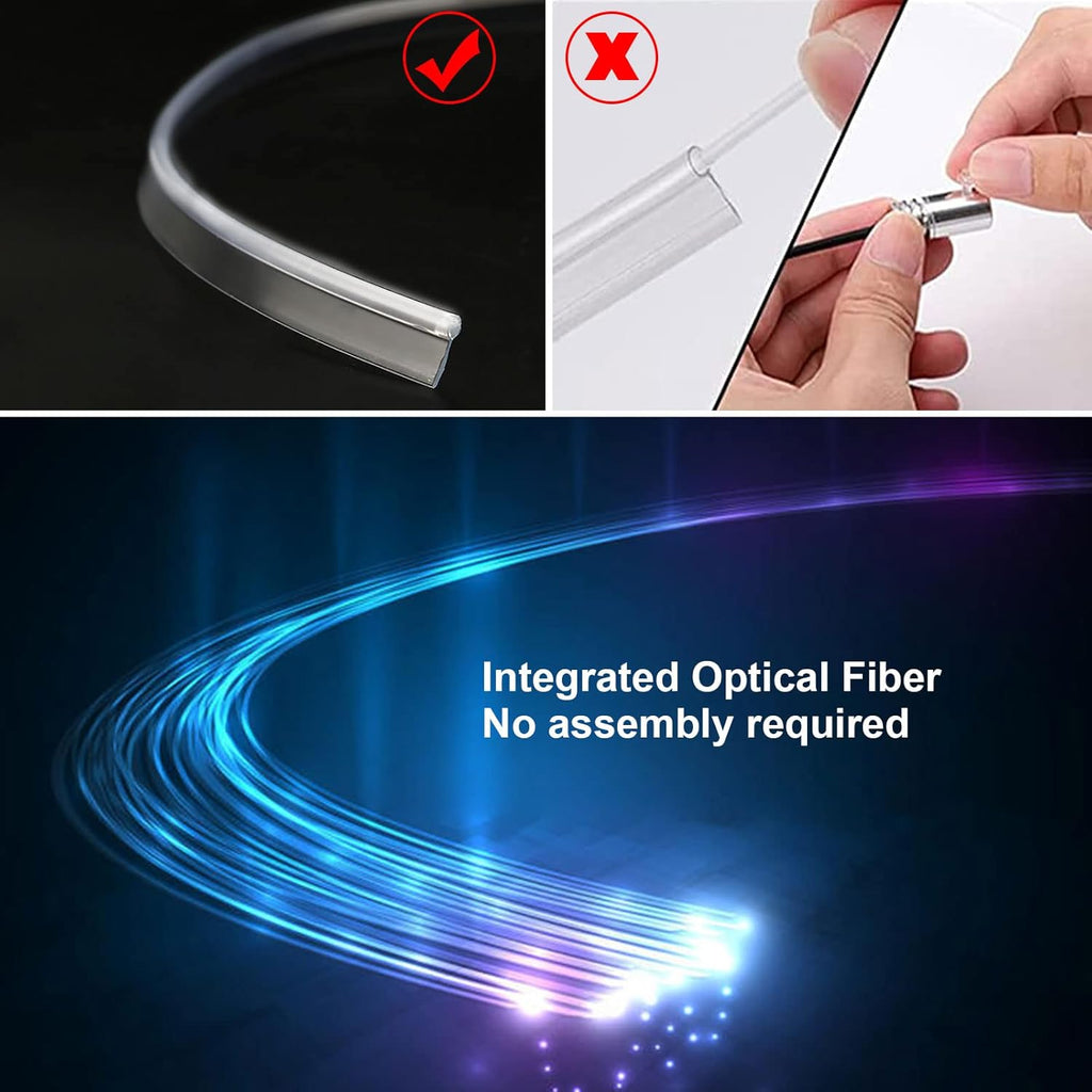 6 in 1 Car LED Strip Lights with Remote and APP Control S872441