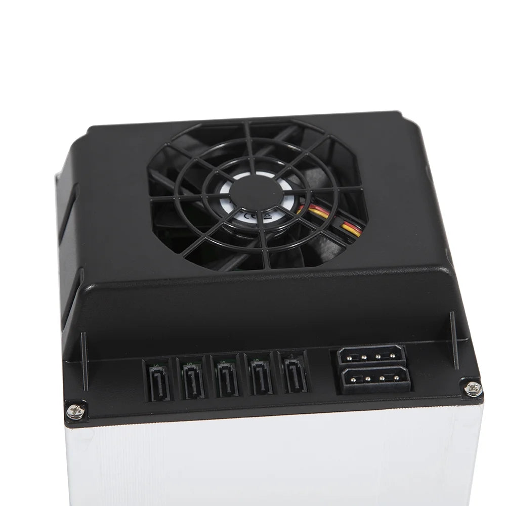 5-Bay 3.5 Inch HDD Hot Swap Mobile Rack Cage Tray Enclosure C470