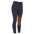 Black & Blue Mid Rise Breech with Tan Patch U41724