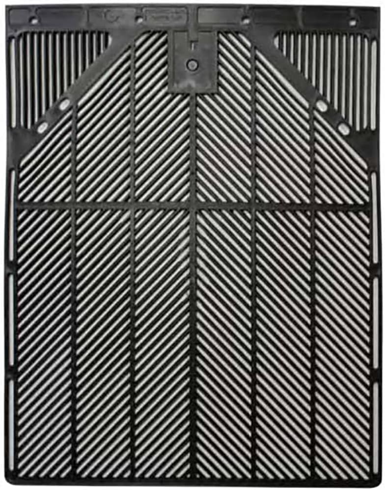 Black Poly Semi Truck Mud Flaps, Pair S9753