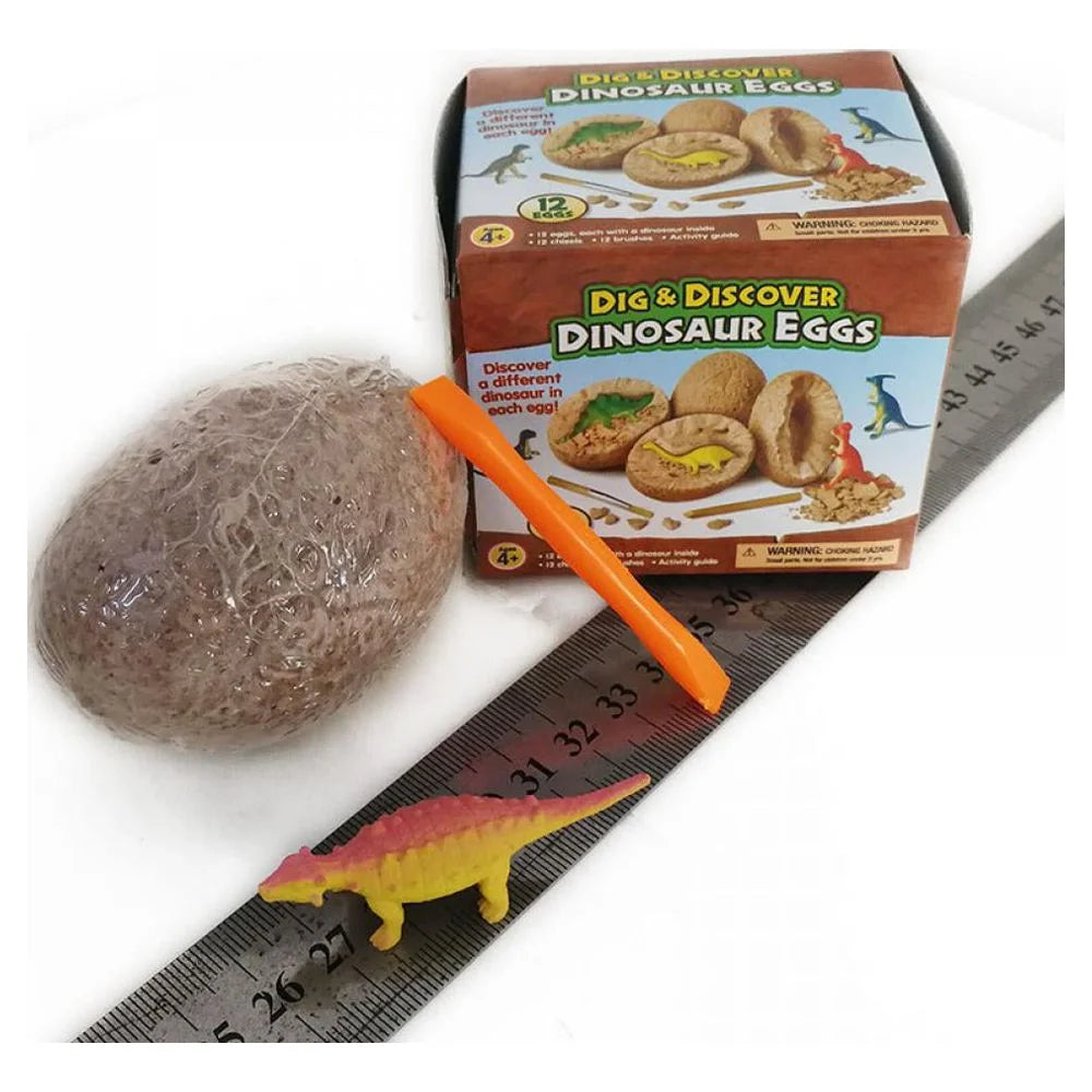 Dinosaur Eggs Excavation Kit with Dino Models Toy W3911