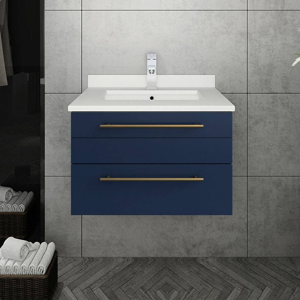 Espresso Wall Hung Undermount Bathroom Cabinet E8833