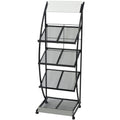 Magazine Rack Black and White M895166