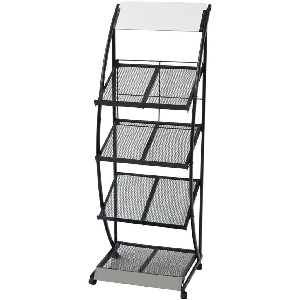 Magazine Rack Black and White M895166