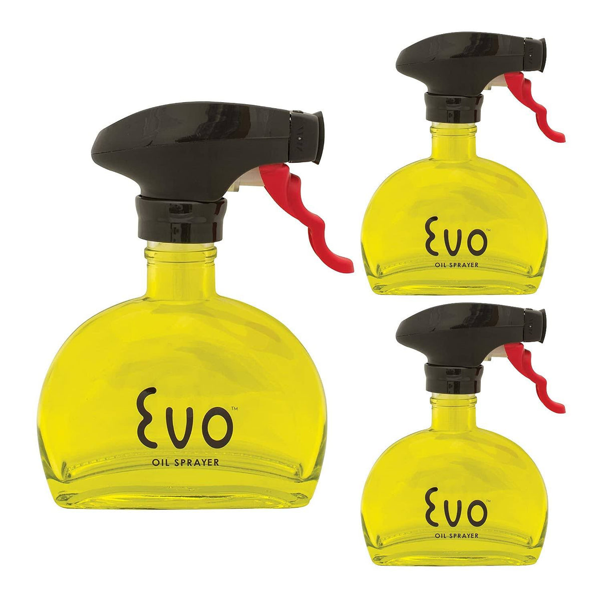 3-Pack 6oz Yellow Oil Sprayer Bottle W37659