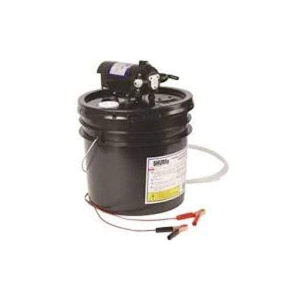 Oil Change Pump with 3.5 Gallon Bucket, 12 VDC, 1.5 GPM A454