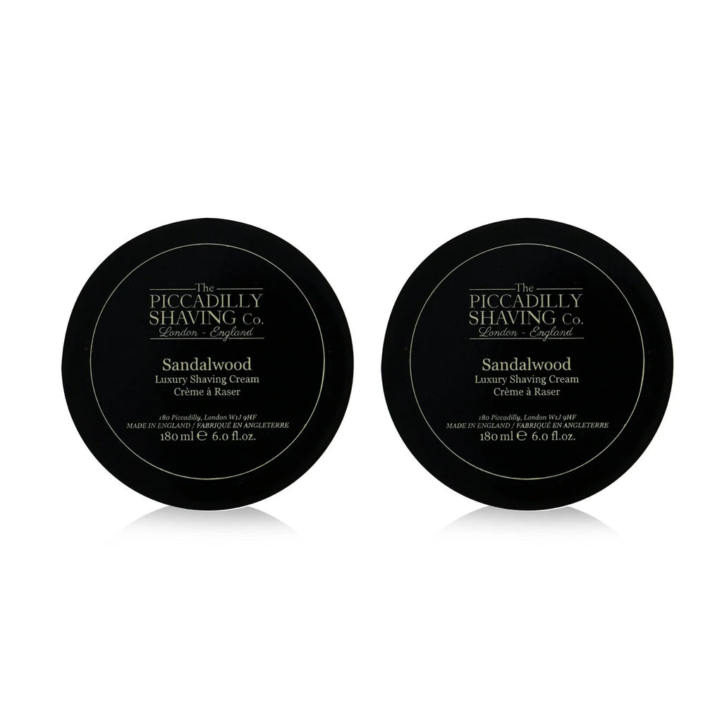 Sandalwood Shaving Cream Duo Pack 2x180g/6oz U58172