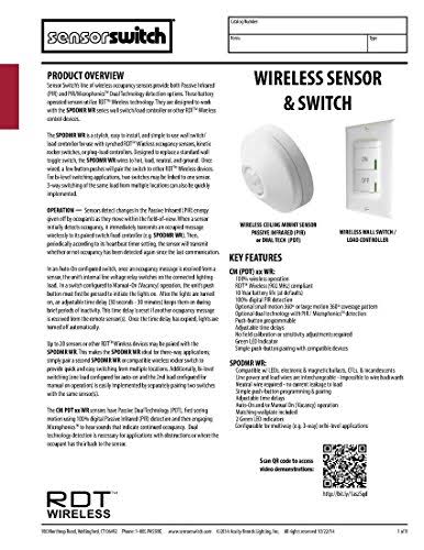 Wireless Ceiling Motion 360 Degree Occupancy Sensor M5127