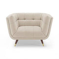 42.91x22 Wide Tufted Polyester Armchair X97264
