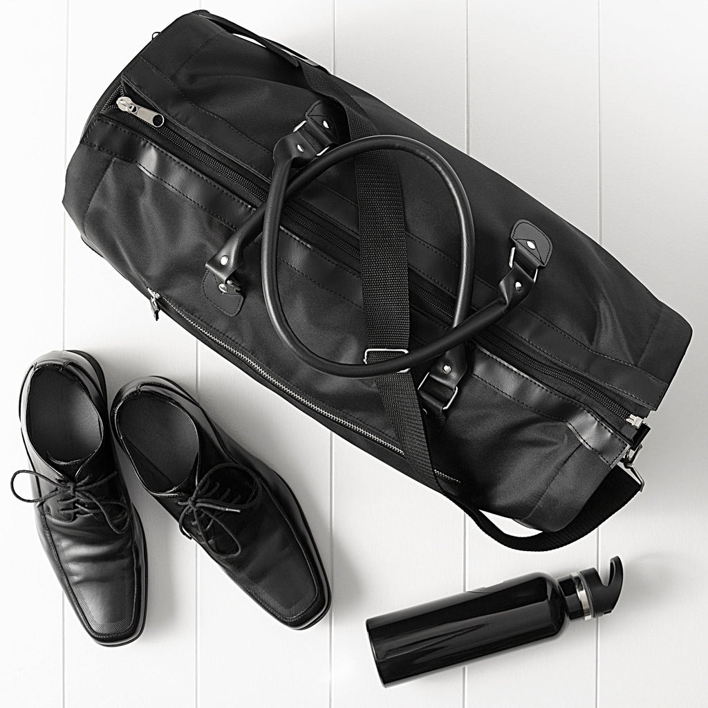 Black Microfiber Convertible Garment Bag M127074