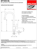 Point-of-Use Drinking Faucet - Unlacquered Brass X22384