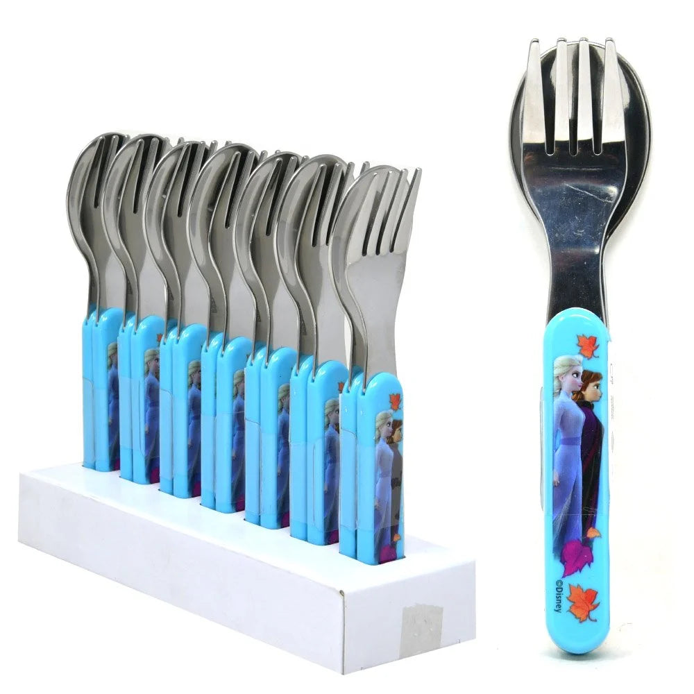 Frozen Elsa & Anna 5.5in ABS Flatware J126