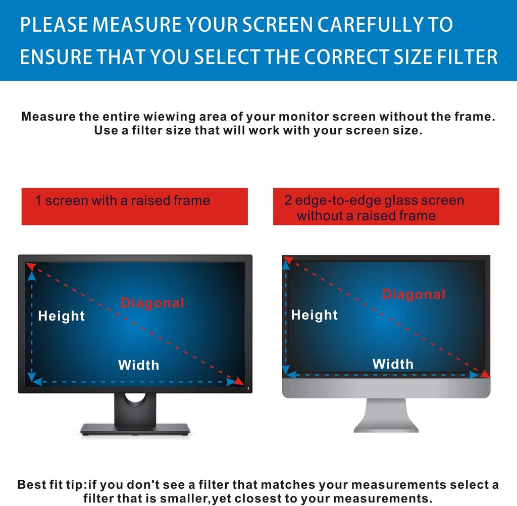 19.5-Inch Widescreen Privacy Screen Filter Pack of 2 A950103