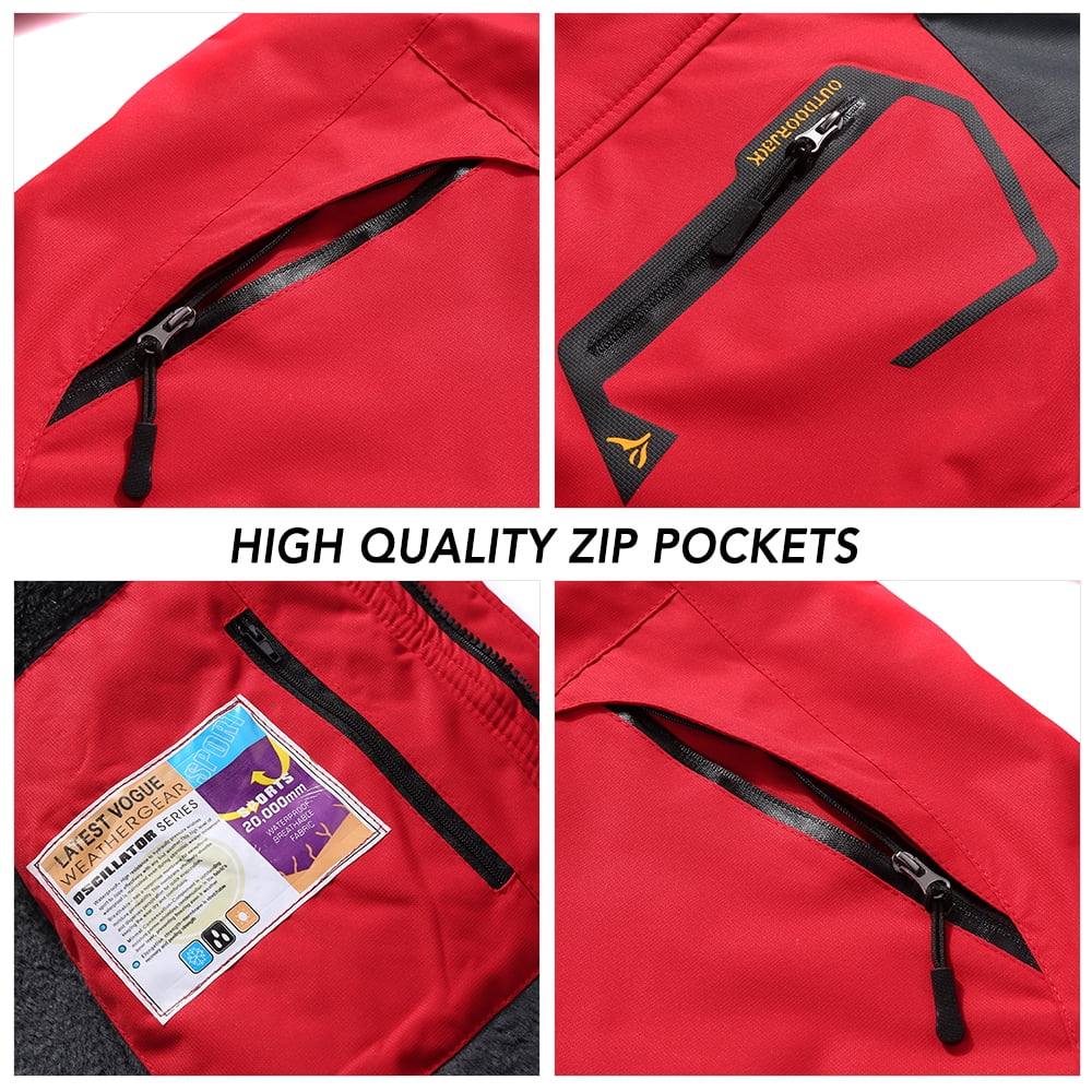 Women Mountain Waterproof Shell Jacket Ski Jacket Windproof Jacket Winter Warm Jacket W16601