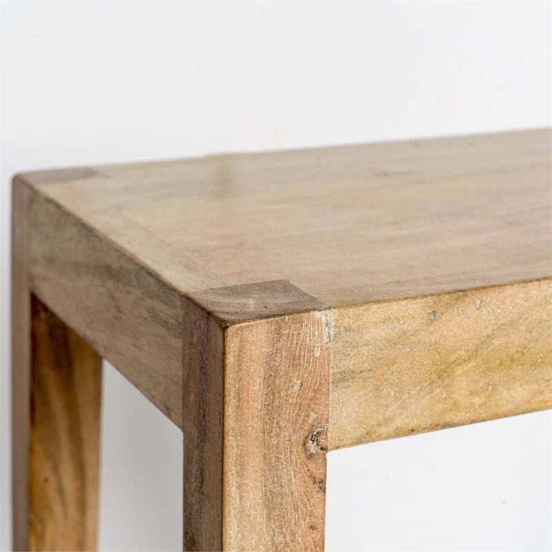 Brown Wood Seat Stool I41253