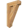 6x22W x 26x22D x 38x22H Traditional Arts u0026 Crafts Rough Sawn Western Red Cedar BRACKET B3856