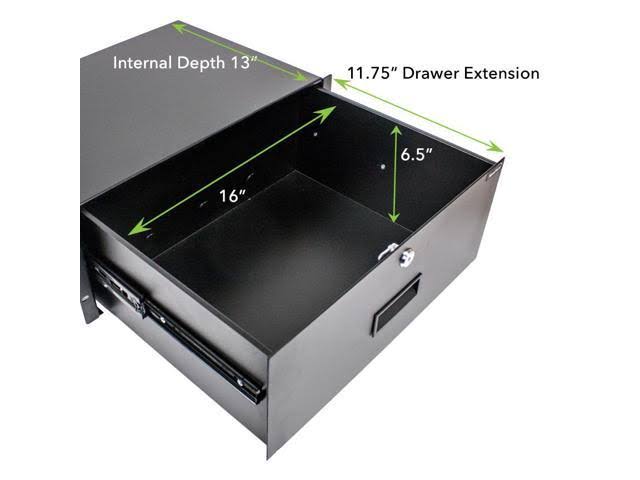 19x22 Rack Mount 4U Locking Server Cabinet with Key G6076
