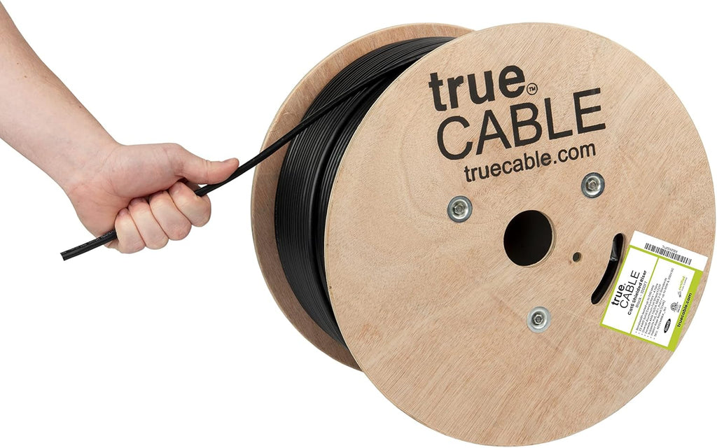 1000ft Red 23AWG Solid Bare Copper Bulk Ethernet Cable G1448