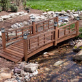 8 ft. Garden Bridge with Cap LEDs Q2573