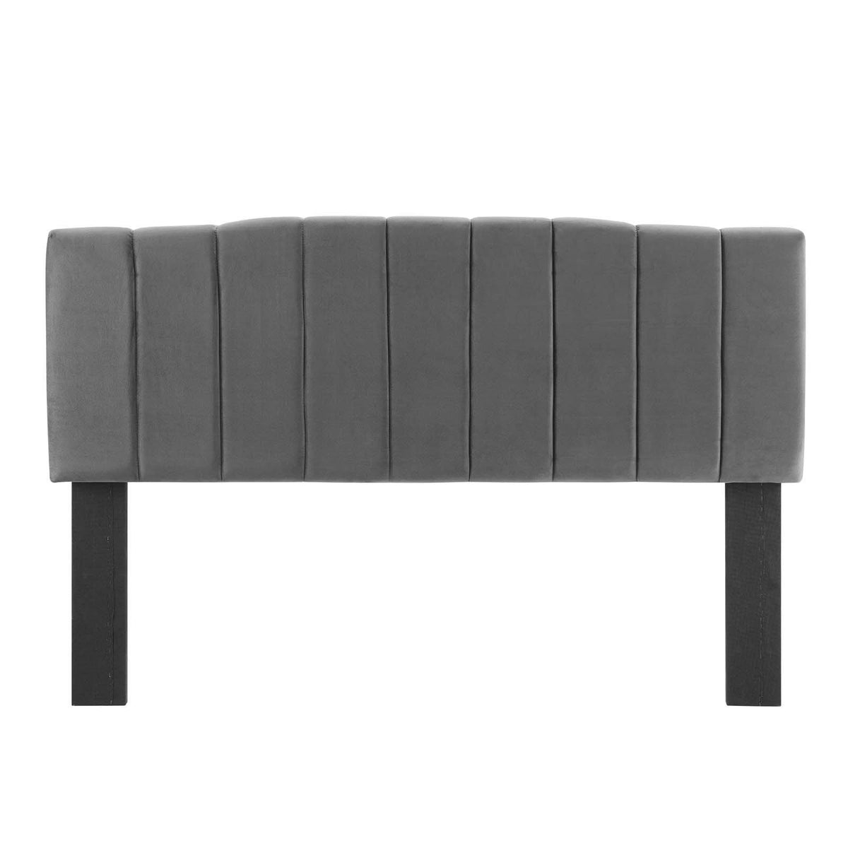 White Performance Velvet Headboard Q4883