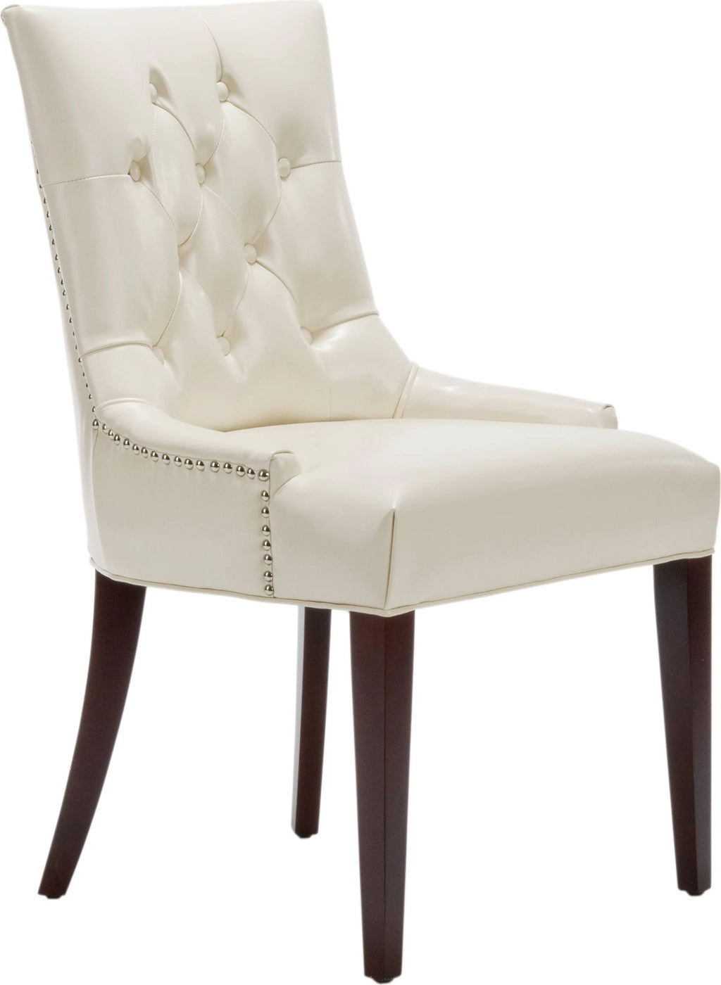 Cream Leather Chair Y43940