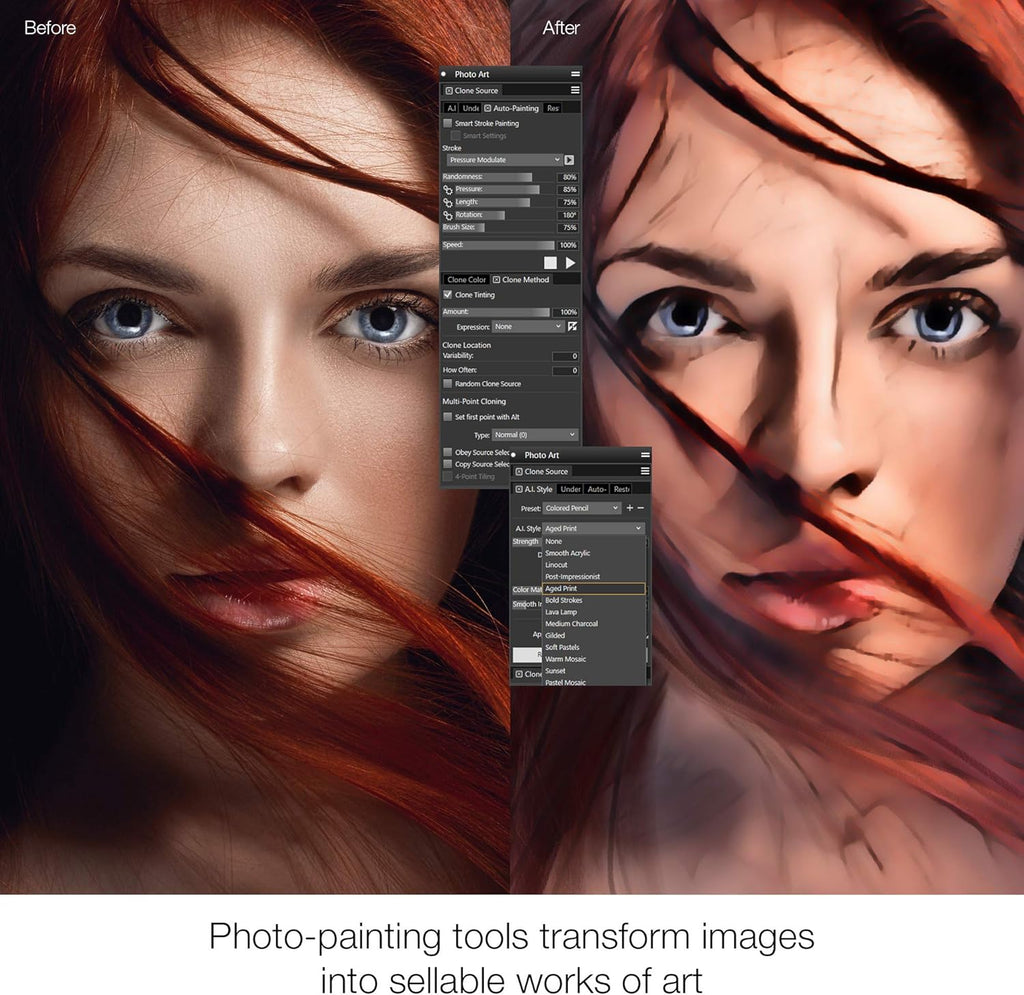 Painter 2021 Upgrade Digital Painting Software [PC/Mac Keycard] S526329