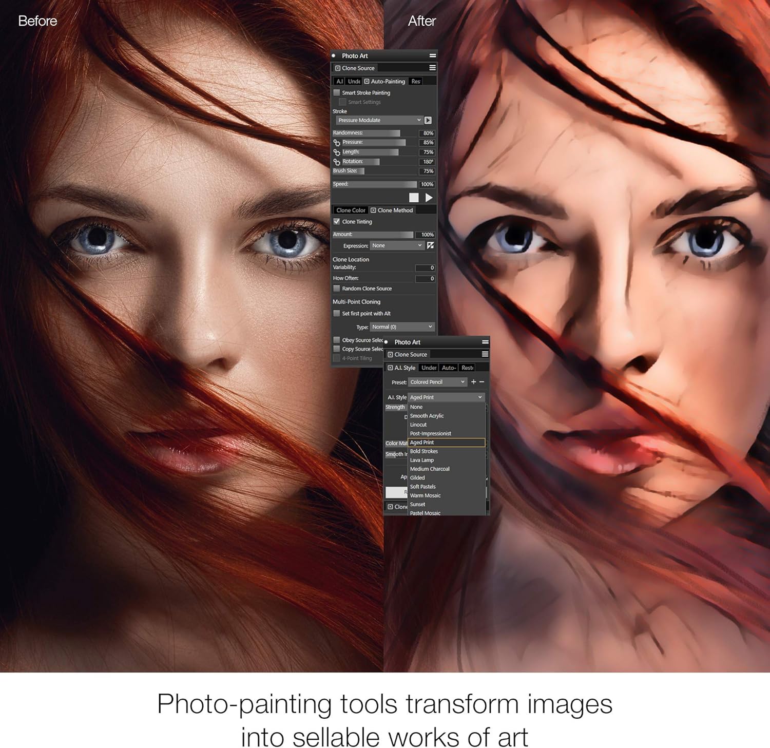 Painter 2021 Upgrade Digital Painting Software [PC/Mac Keycard] S526329