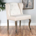 Beige Fabric Chair Z970