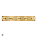 25W 5 LED Bath Bar - 32.75 Inches Wide by 5 Inches High Gold Finish with Clear Glass Y232