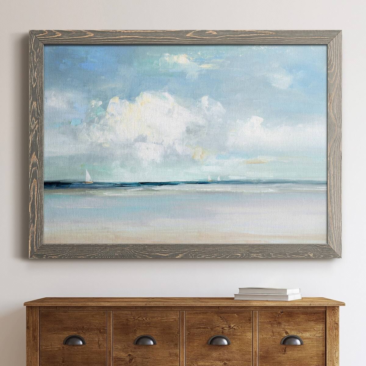 White Framed Canvas 20x24 W7843
