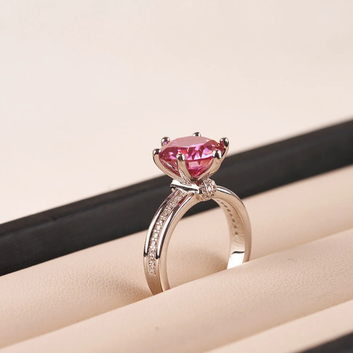 3ct Moissanite Rings 925 Sterling Silver T455444