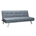 Light Grey Recliner Sofa U139