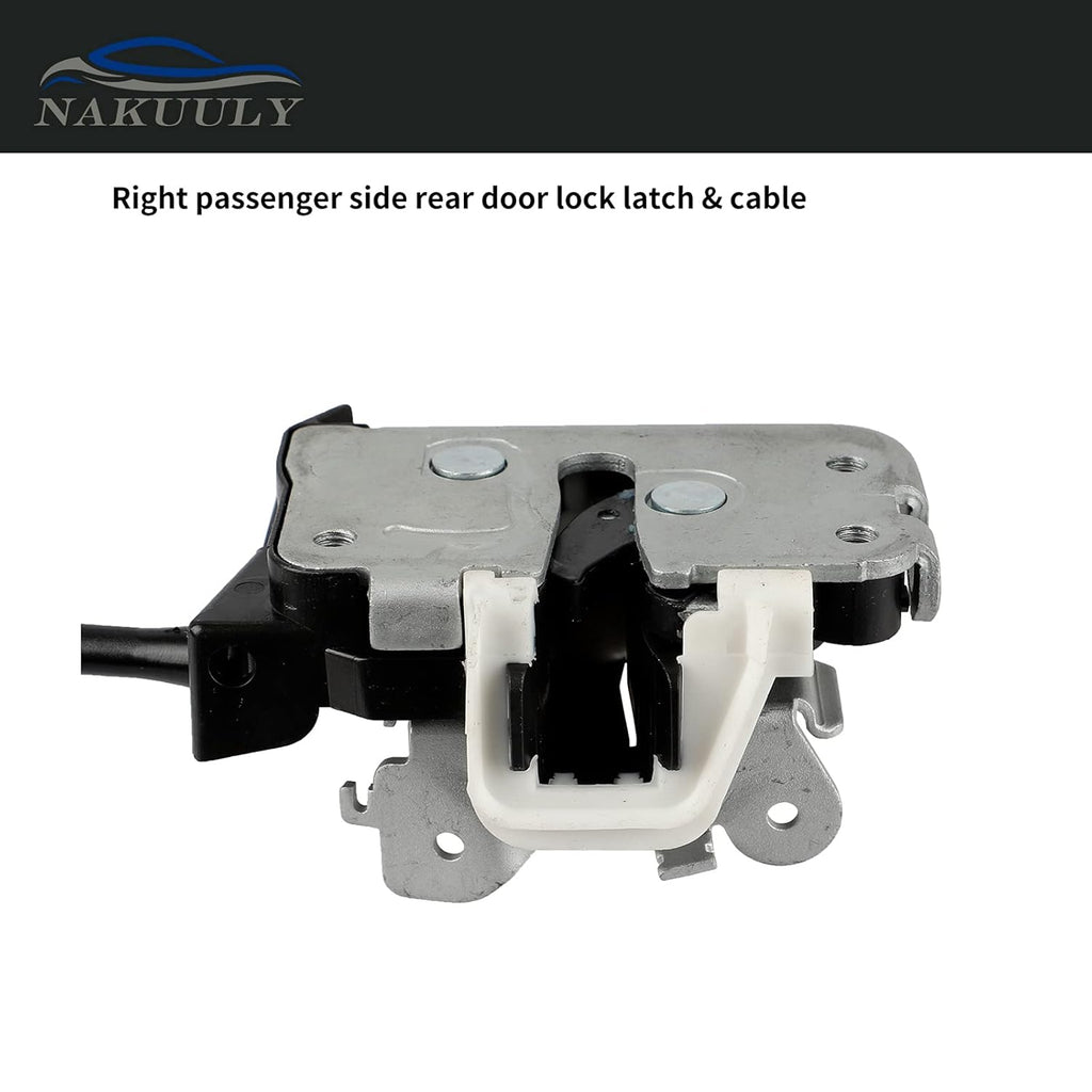 Rear Door Lock Latch & Cable Assembly Pack of 2 F496