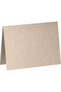 Taupe Metallic A6 Folded Card (500 Qty.) W4130