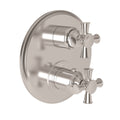Aged Brass Thermostatic Trim Plate with Handle Q198