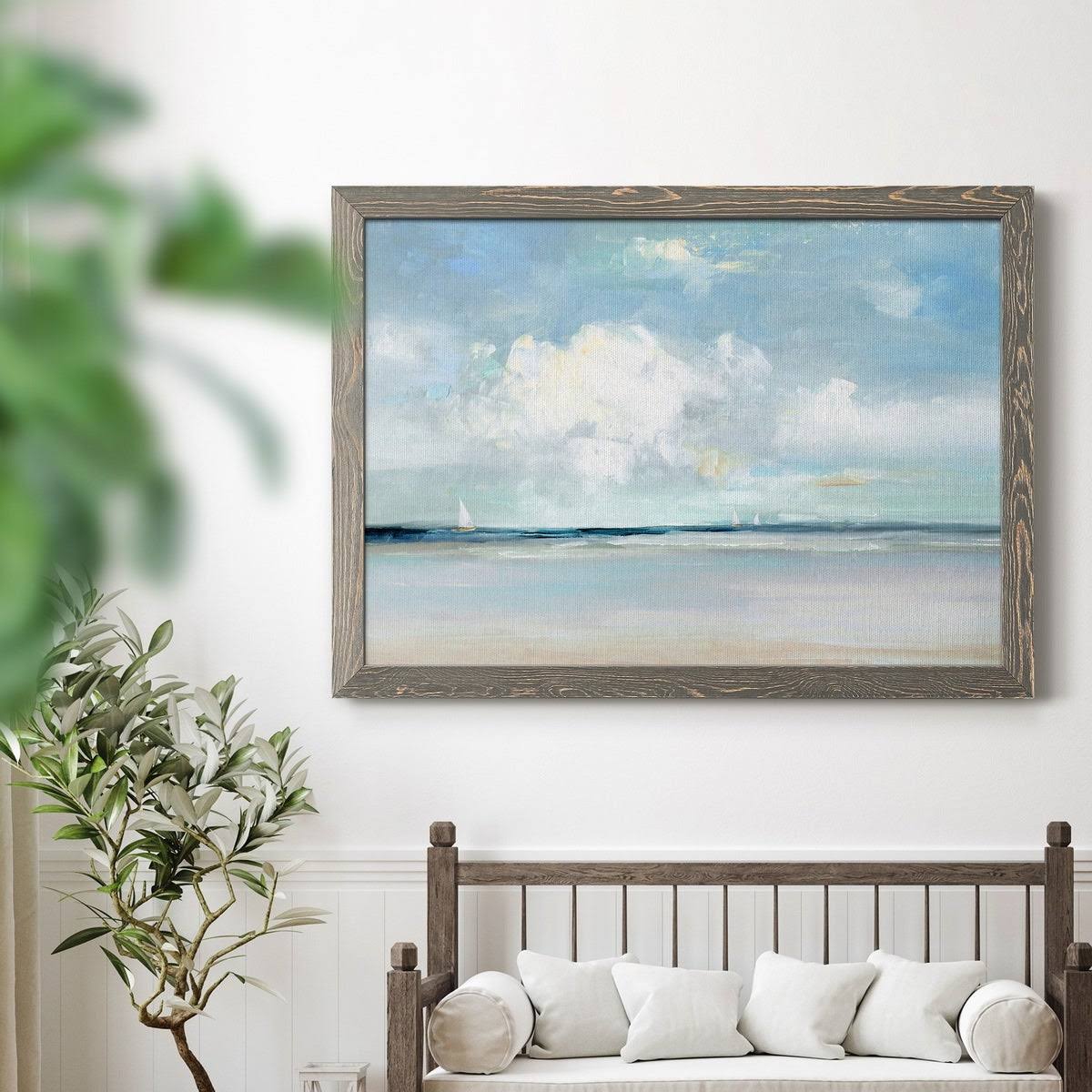 White Framed Canvas 20x24 W7843