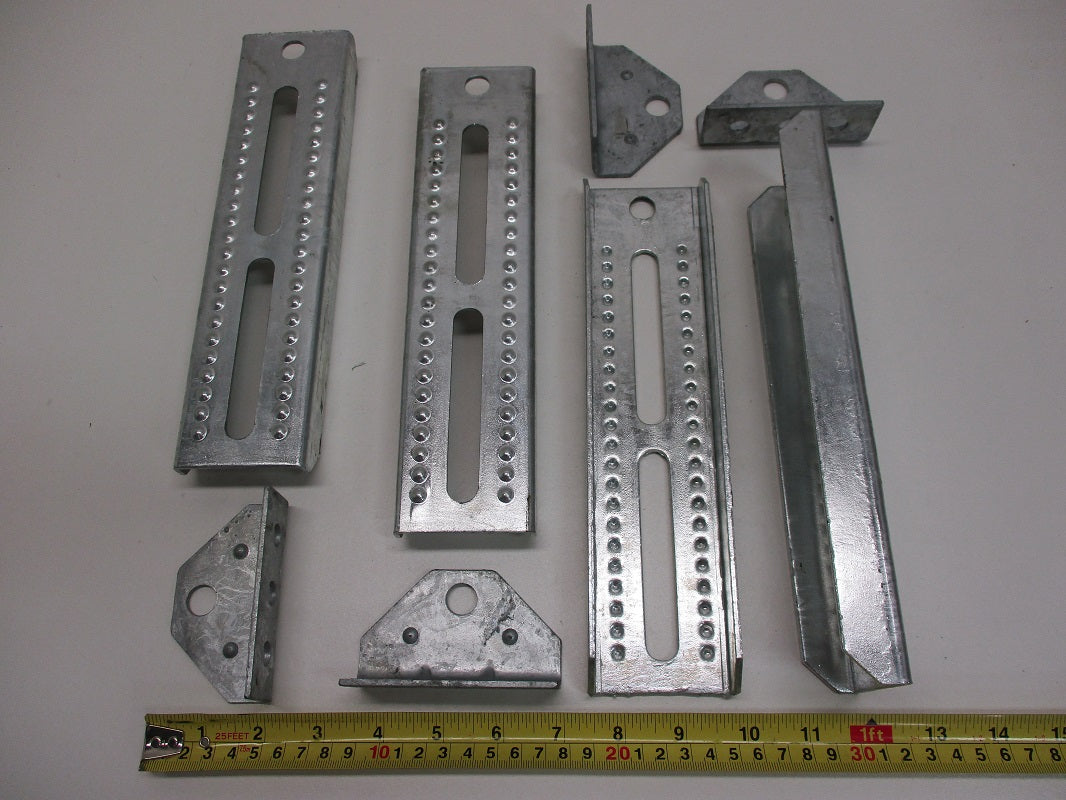10" Bolster Bunk Board Adjustable Swivel Bracket Kits S579177